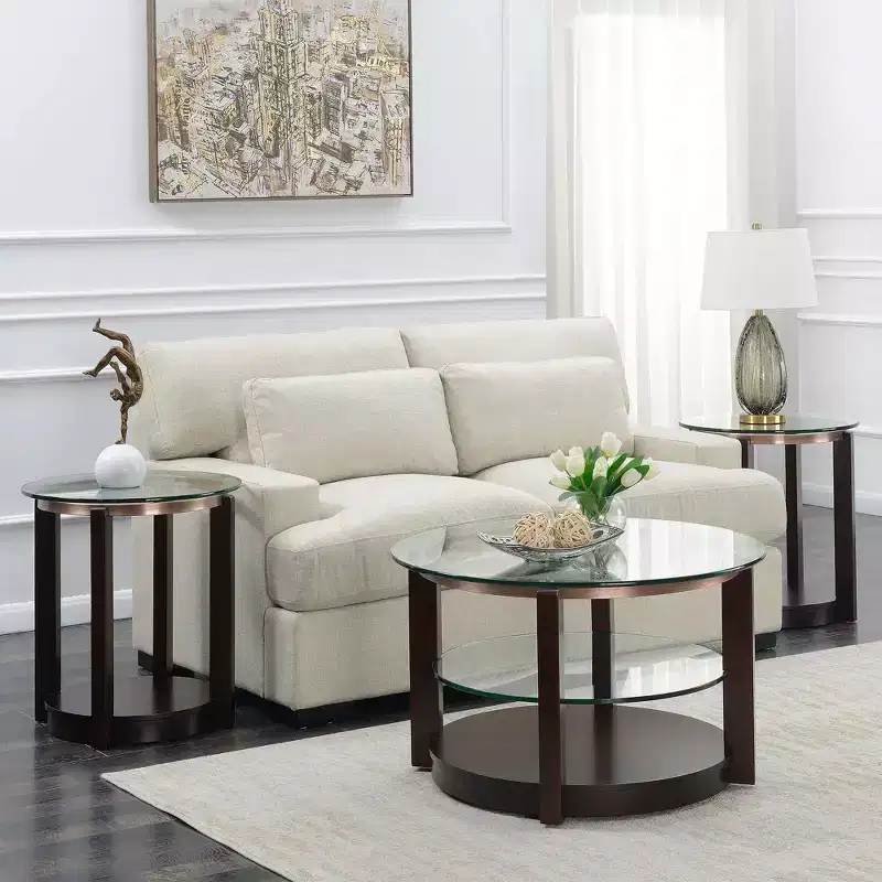 3pc Benton Occasional Table Set Espresso - Picket House Furnishings