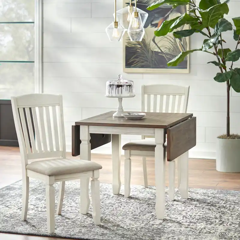 Simple Living Maryland Drop Leaf 3-piece Dining Set
