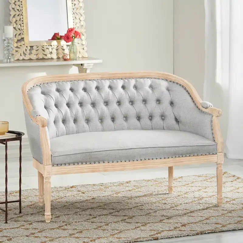 Faye Tufted Upholstered Loveseat by