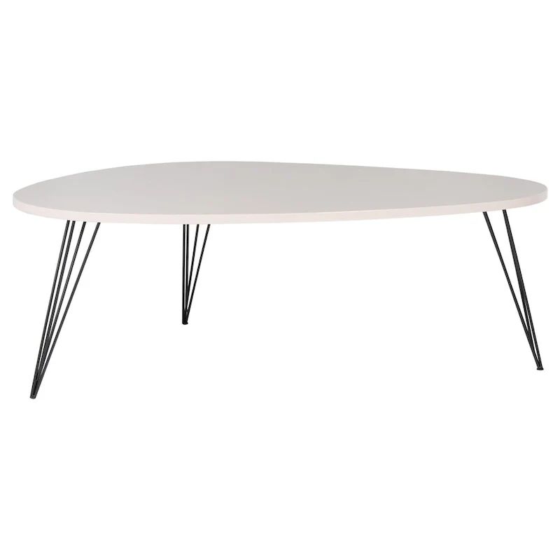 SAFAVIEH Louann Oak Finish/ Black Coffee Table - 44 x 31.5 x 15.6 - 44Wx32Dx16H