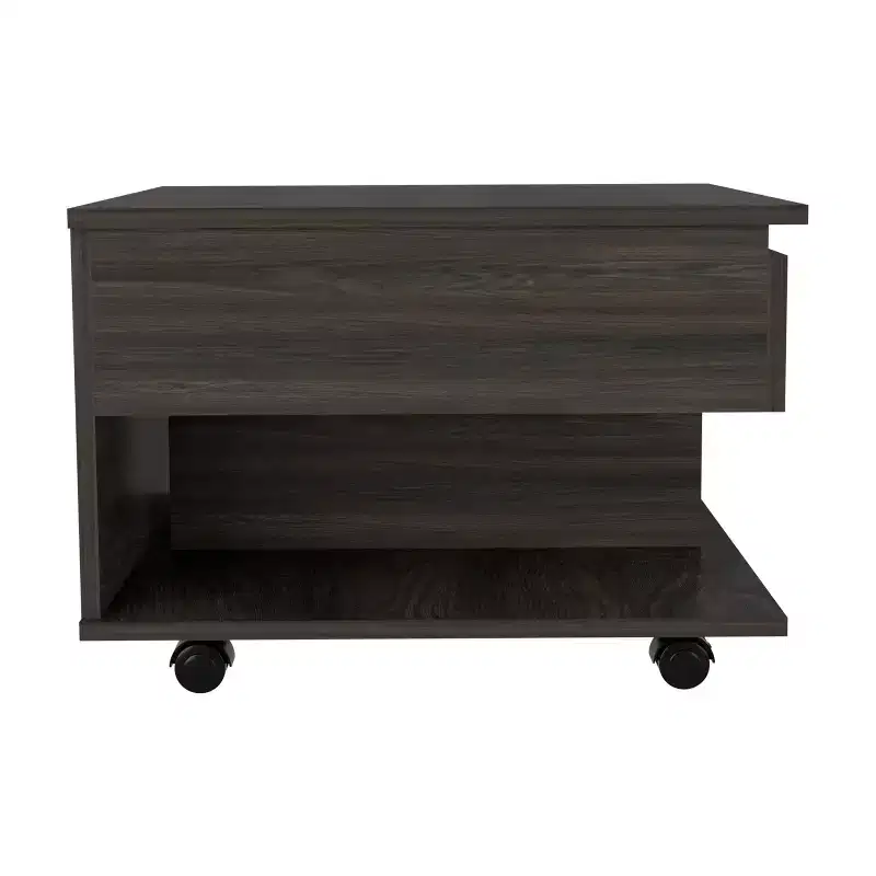 Fun little toys brand Luanda Lift Top Coffee Table, Casters, One Shelf -Espresso