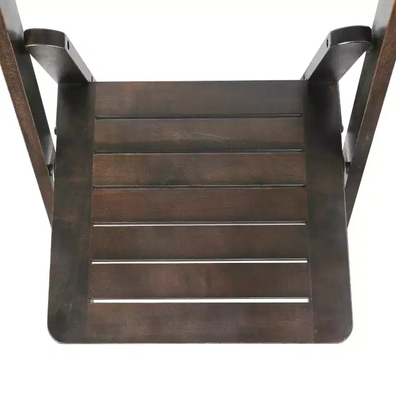 Early American Wood / Oak / White Solid Wood Folding Dining Chair – Seats 1