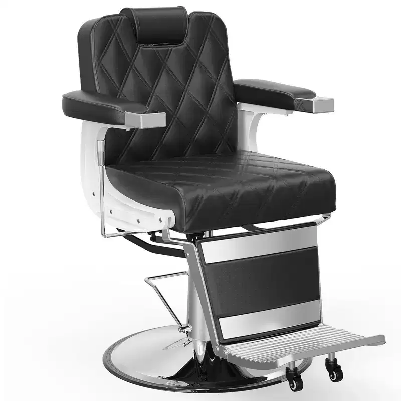 Modern Heavy Duty Hydraulic Recline Barber Chair