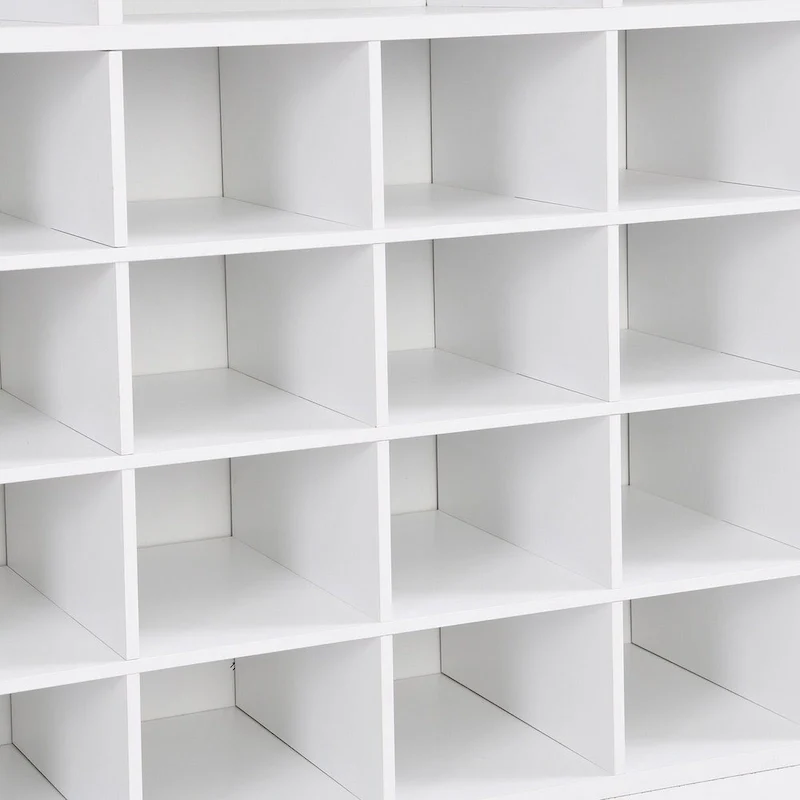 24-Cubby Shoe Storage Console