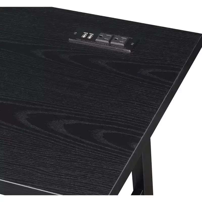 HomeStock 34 in.H Beige Color Wood Composite Computer Desks