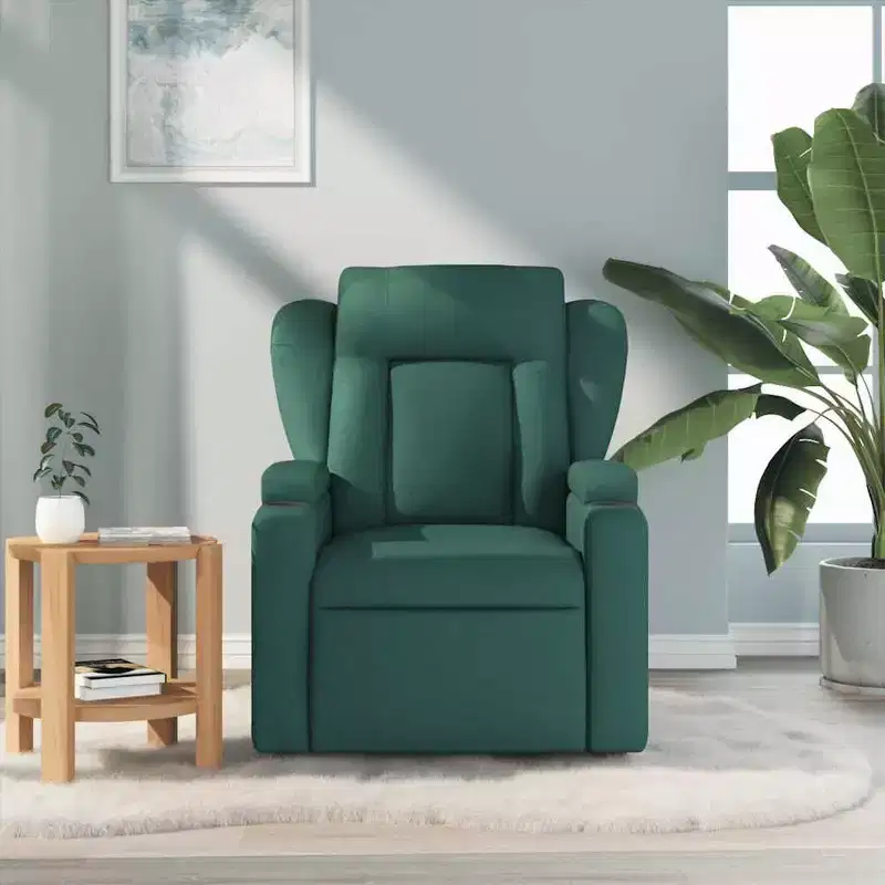 Massage Recliner Chair with Vibration & Adjustable Footrest