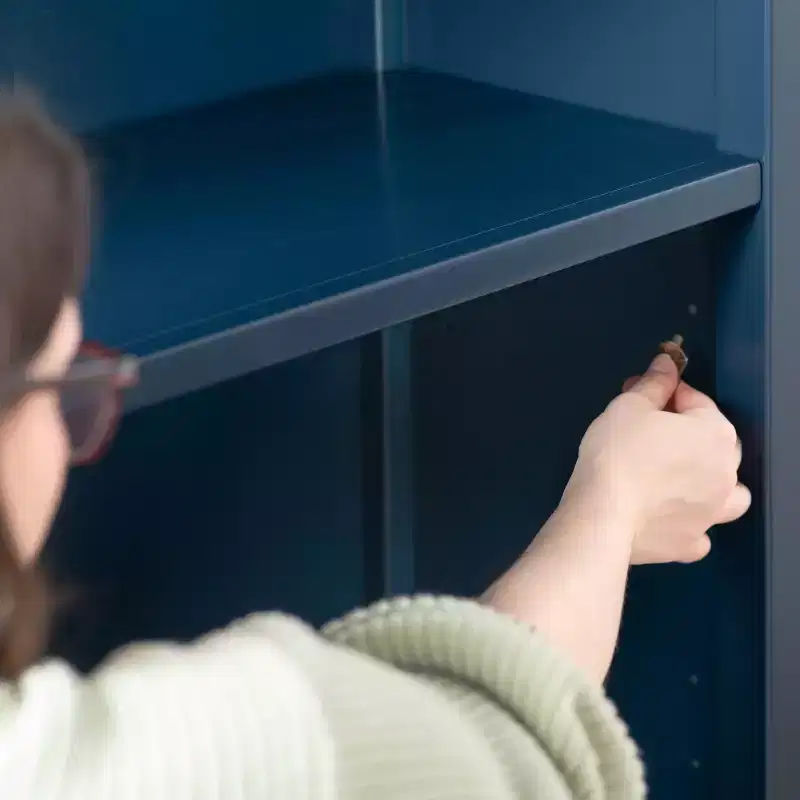 2-Shelf Open Bookcase, 30in, Solid & Engineered Wood, for Bedrooms & Playrooms