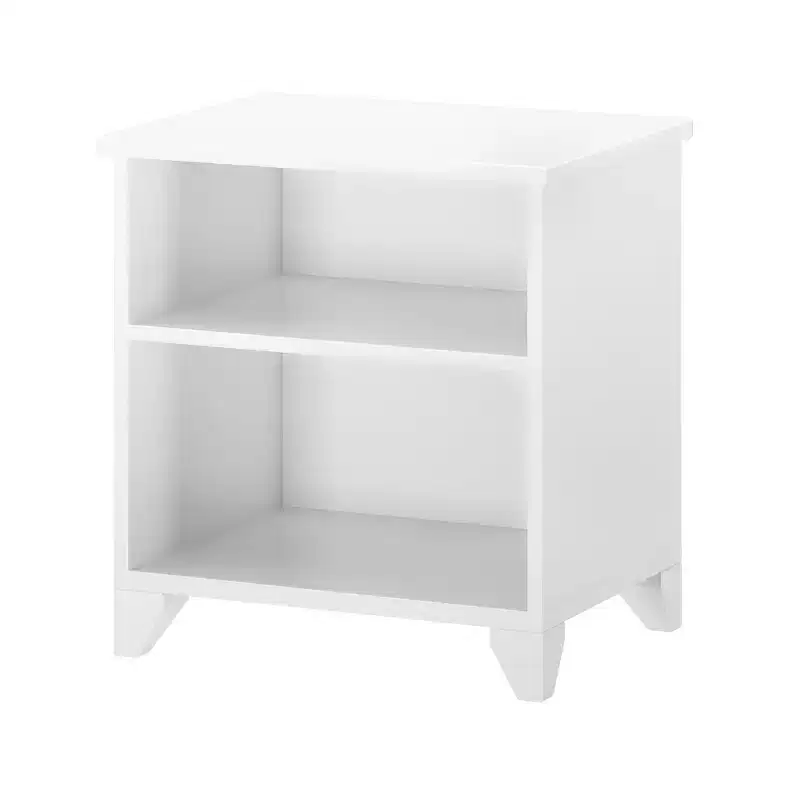 Plank+Beam Solid Wood Nightstand with Shelves