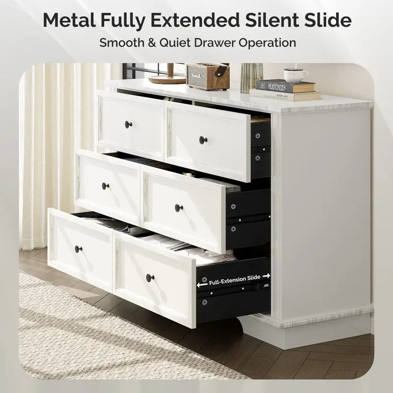 MDF Spray Paint Five-Drawer Cabinet (1Pc)