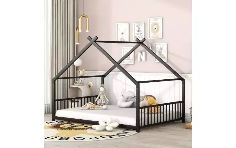 Elegant Full Bed Frame: Unique House Design
