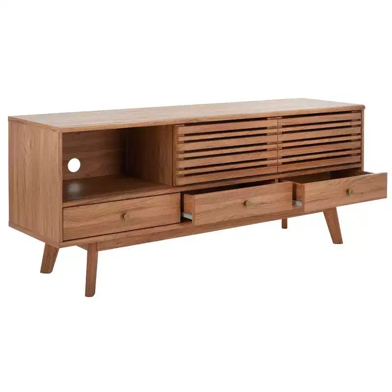 Alatar 3 Drawer 1 Shelf Media Stand - MED9613 - Safavieh
