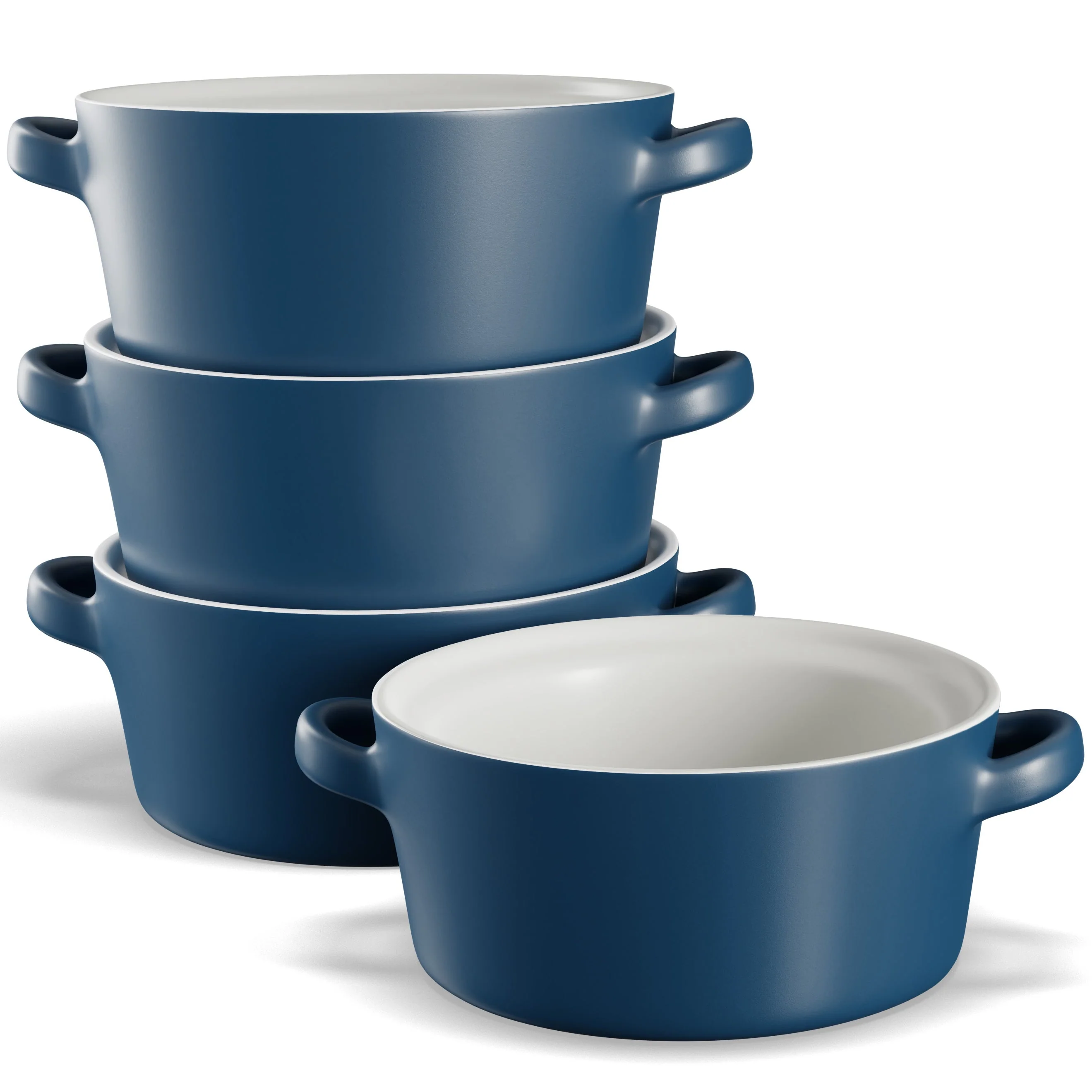 Stackable Soup Bowls, 23.6 oz, Set of 4
