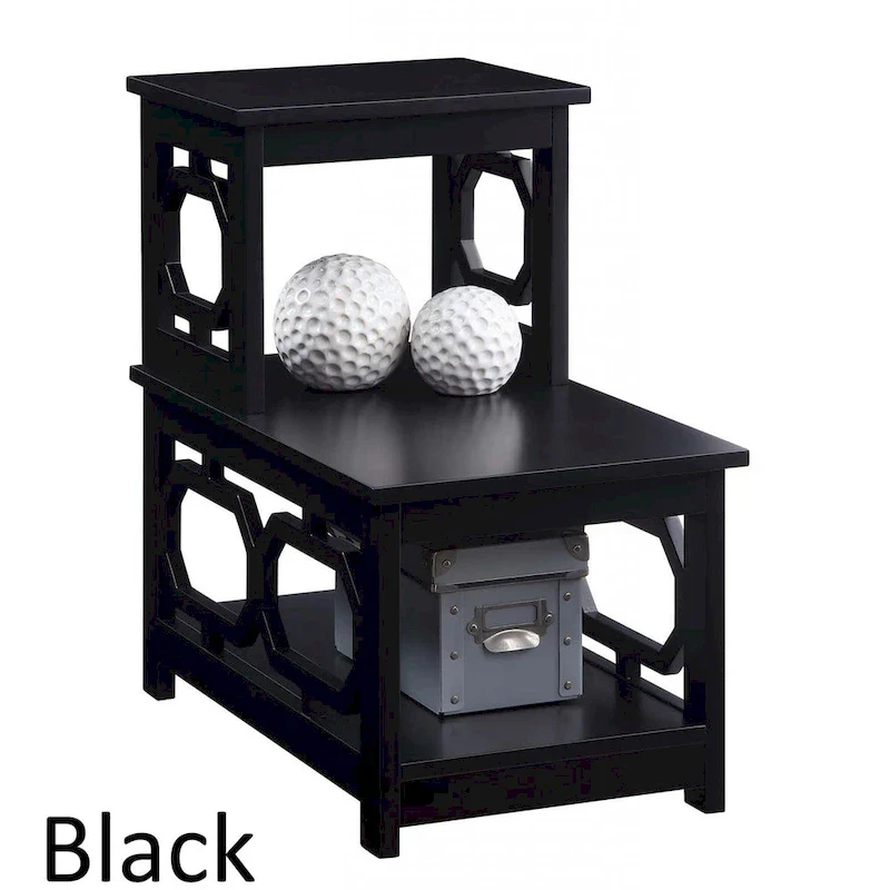2-Tier L-Shaped End Table