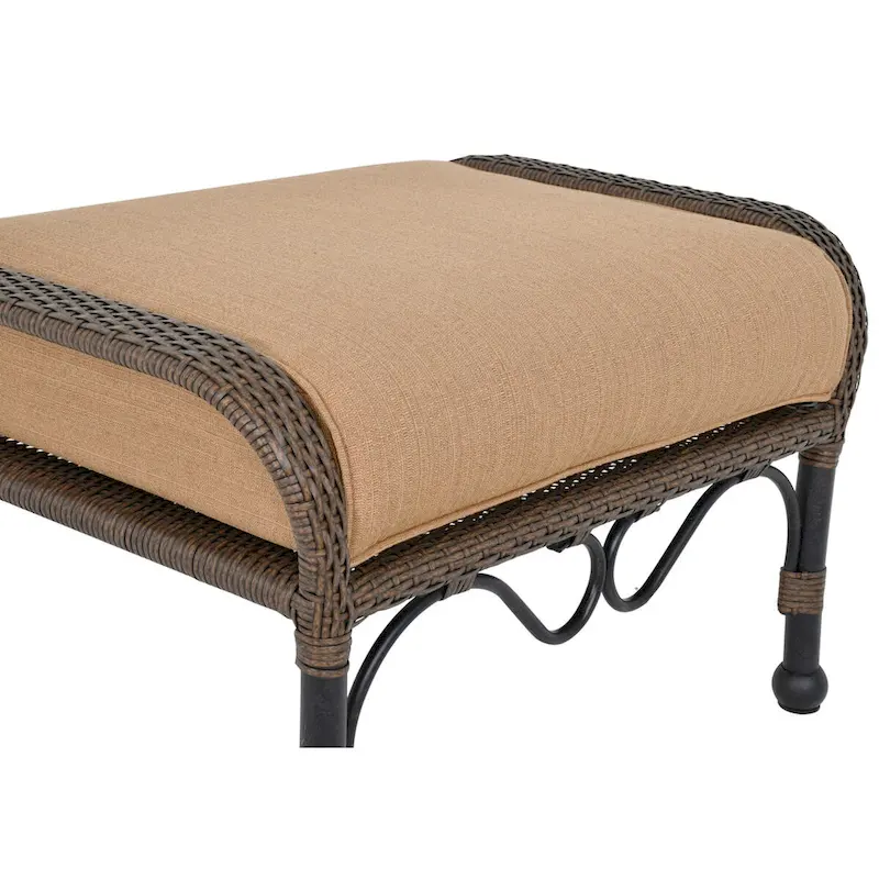 Grand Bonaire Weave Patio Ottoman