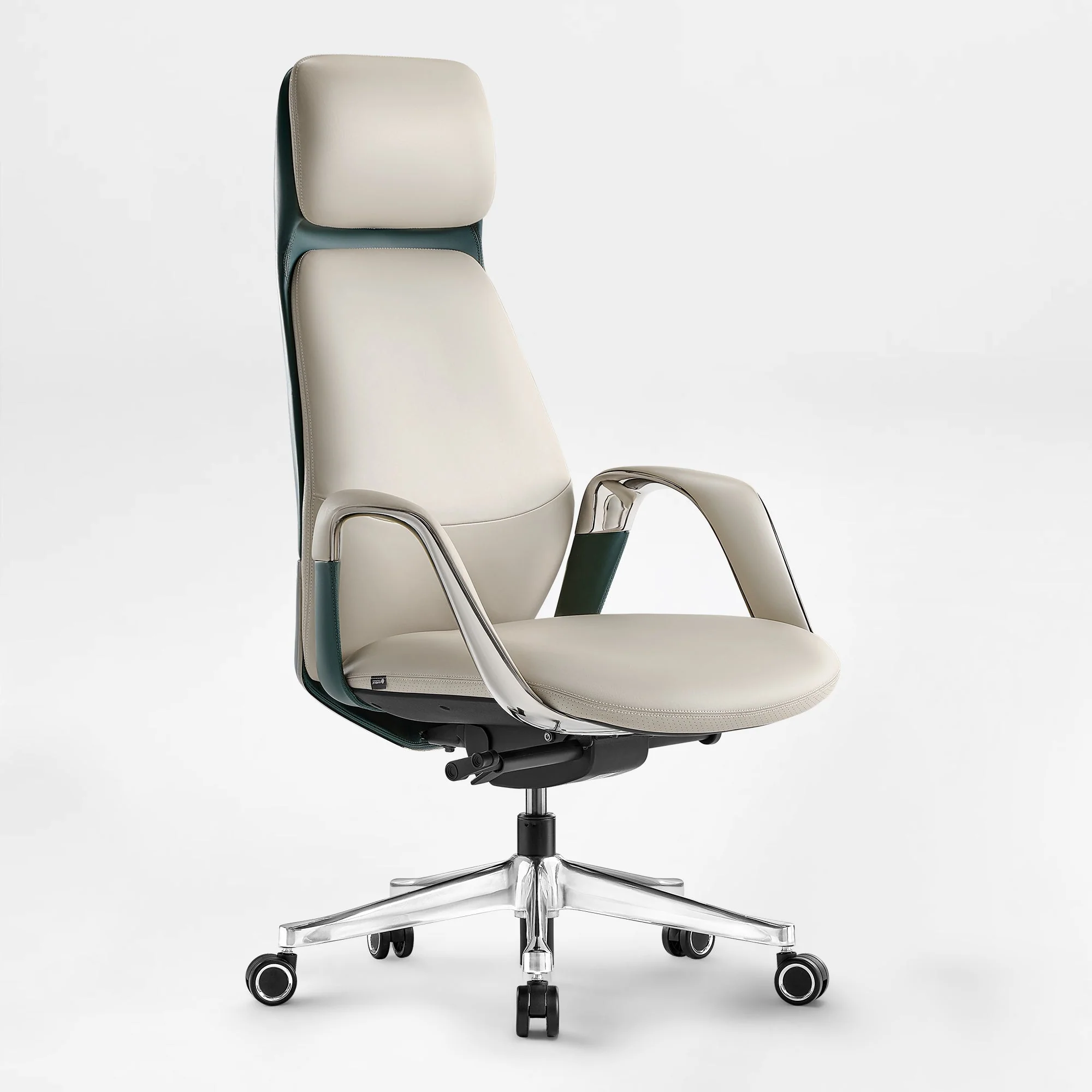 Napa Leather Executive Office Chair - Fully Adjustable