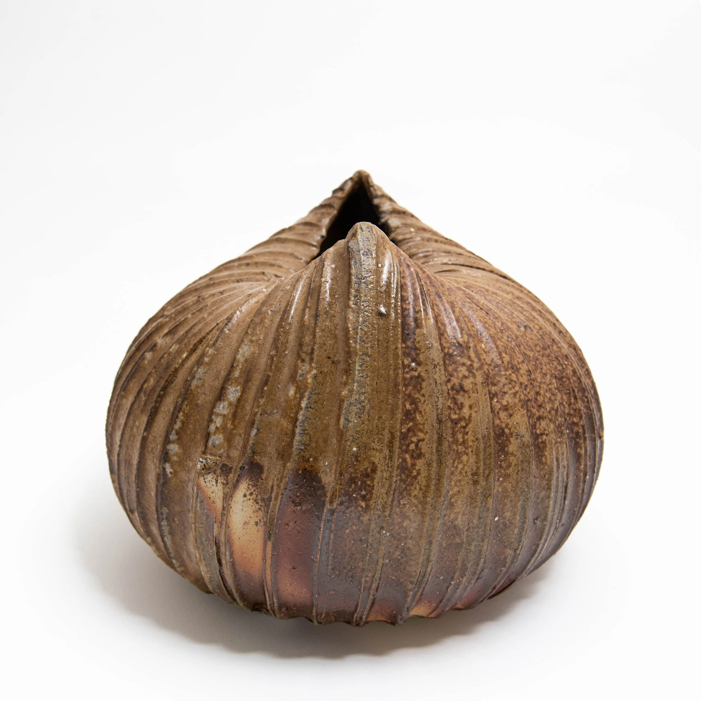 Natural Ash Ridge Jar – Ceramic
