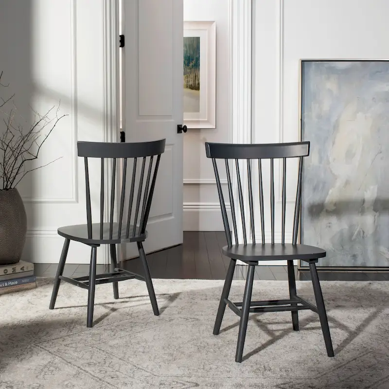 Spindle Back Farmhouse Dining Chair (Set of 2) - 21W x 21D x 36H