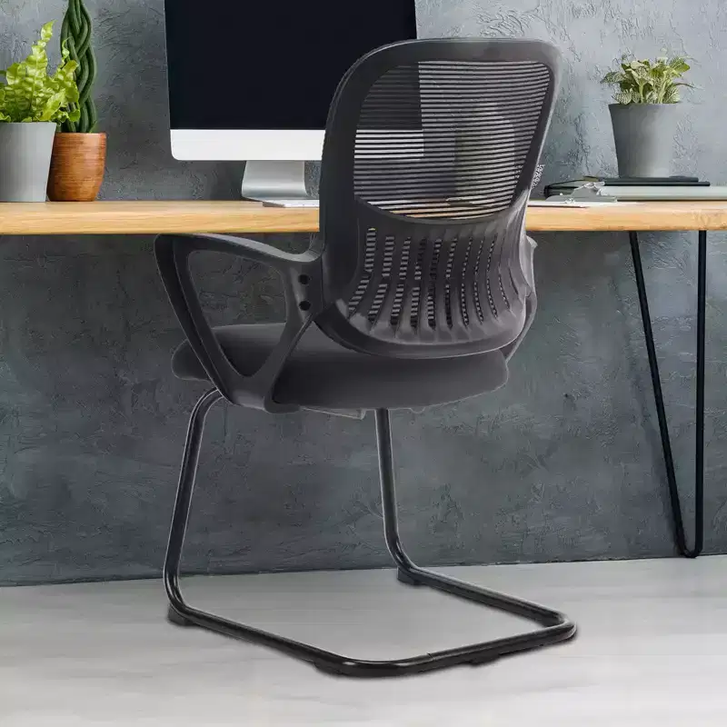 Okak Ergonomic Office Chair with Padding Seats, Computer Chair with Armrest and Lumbar Support, Desk Chair for Reading Room, Study