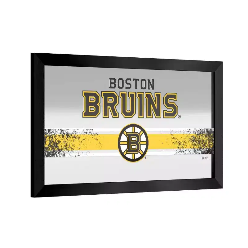 NHL Boston Bruins Framed Logo Mirror