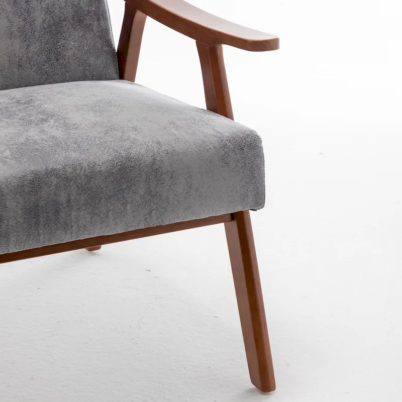 Solid Wood Frame Accent Chair