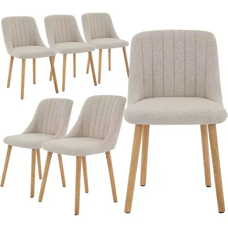 COZONY Modern Dining Room Kitchen Chairs, Upholstered Fabric Side Chairs for Living Room