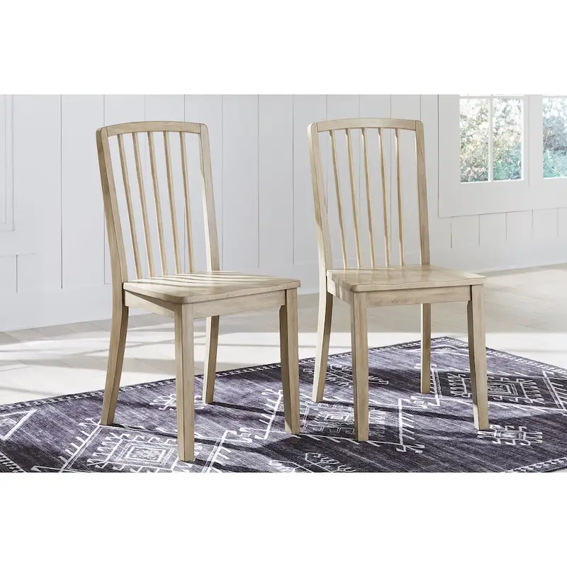 Signature Design by Ashley Gleanville Light Brown Dining Chair - 17W x 21D x 38H