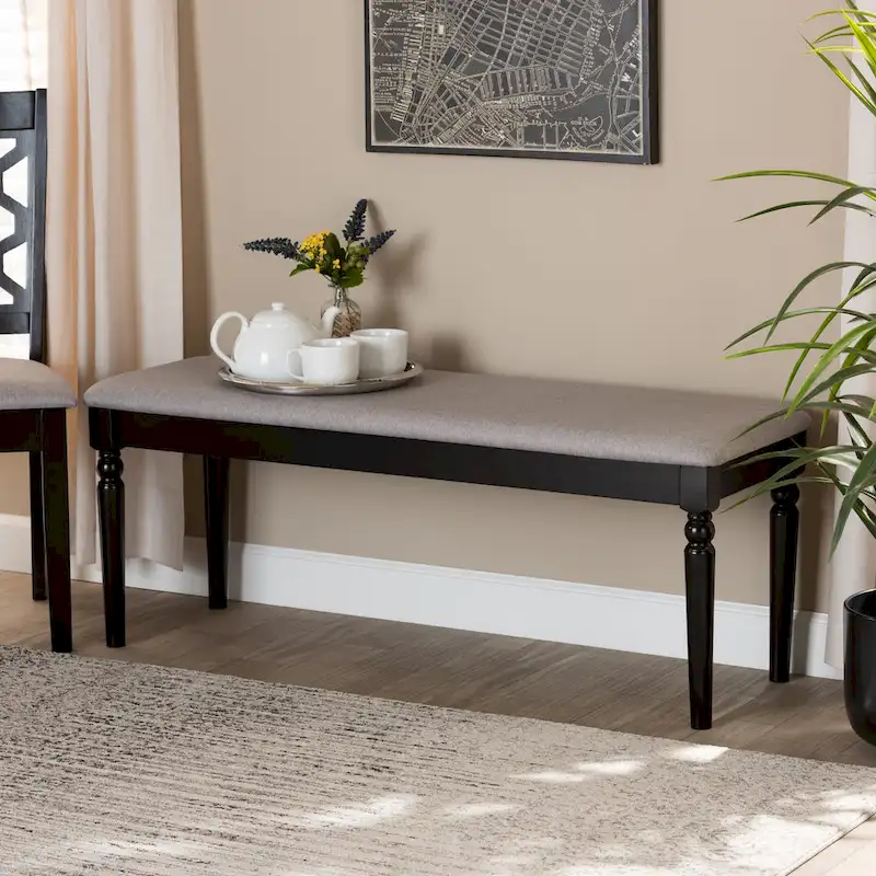 Modern and Contemporary Wood Dining Bench
