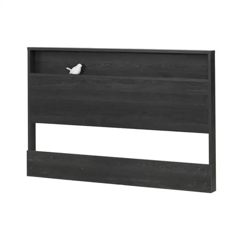 HomeStock Full Queen Headboard with Storage Shelf