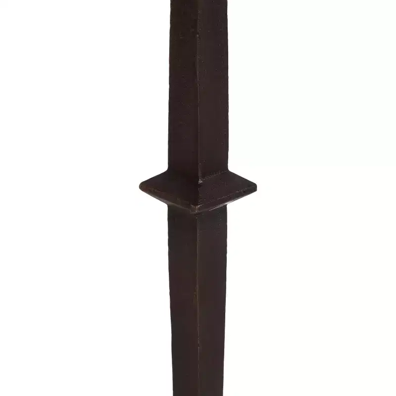 Pedestal Drink Table, 10x10x22, Bronze and Marble
