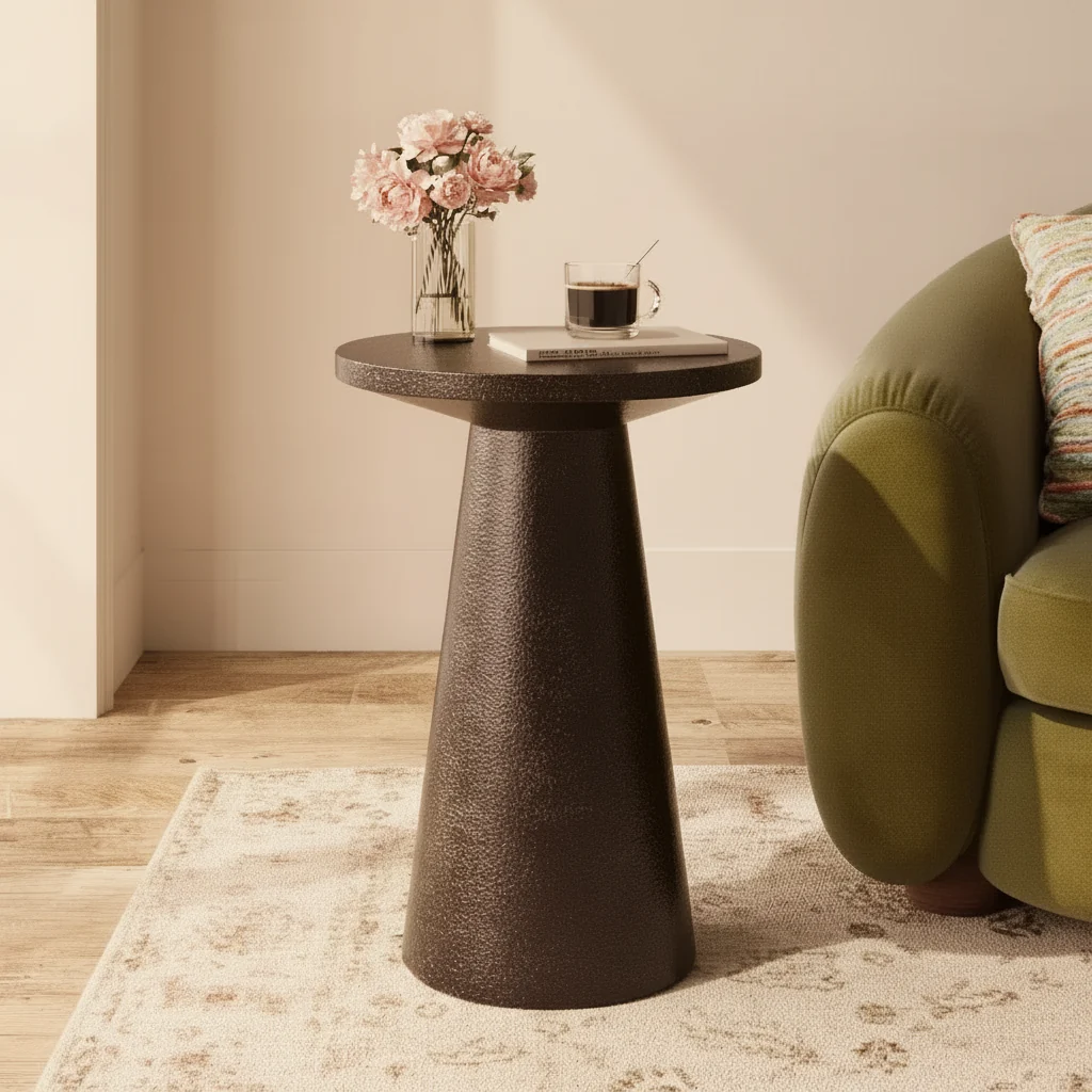 Modern Lightweight Concrete Side Table