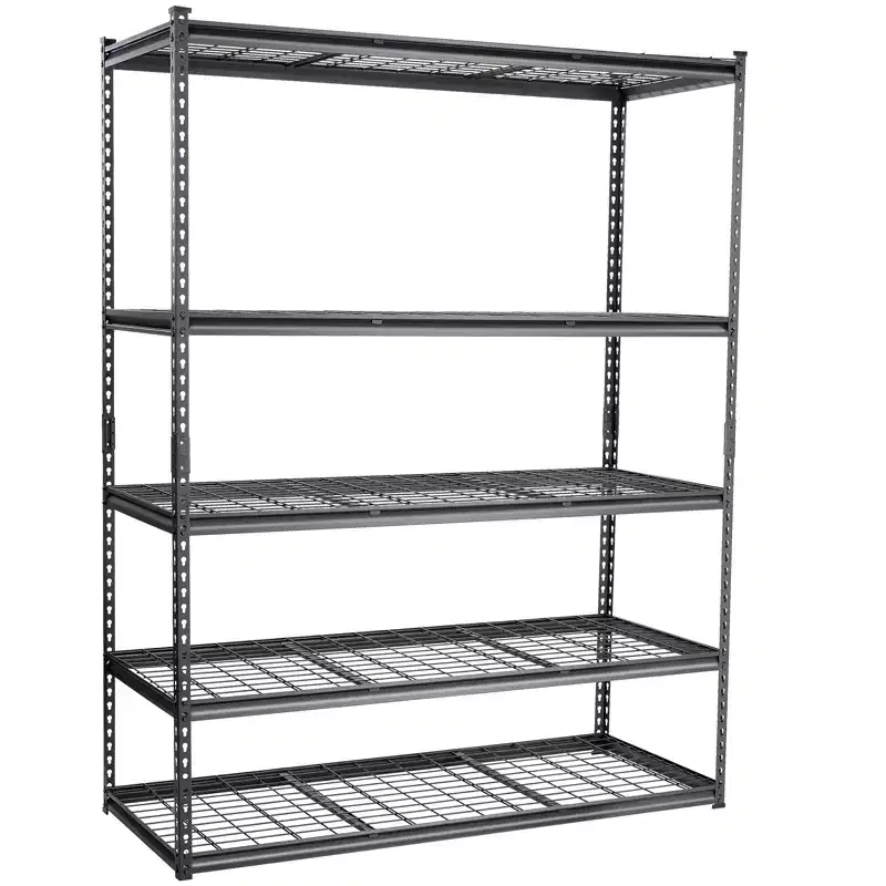 Storage Shelving Unit, 5-Tier Adjustable, 2000 lbs Capacity, Heavy Duty Garage Shelves Metal Organizer Wire Rack