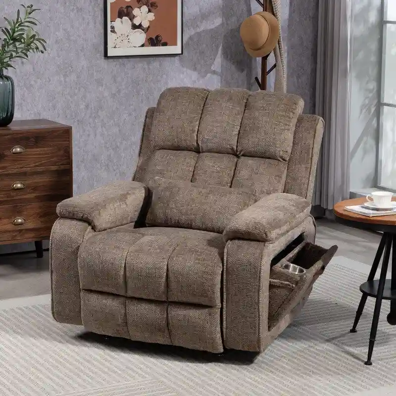 Power Lift Recliner Chair with Heat, Massage, and USB Charging