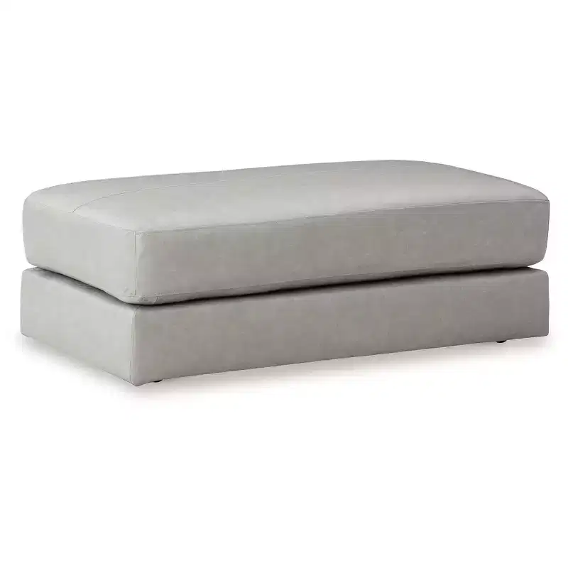 Signature Design by Ashley Amiata Modern Oversized Accent Ottoman, Light Gray