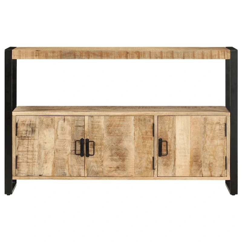 vidaXL Side Cabinet 47.2x11.8x29.5 Solid Mango Wood