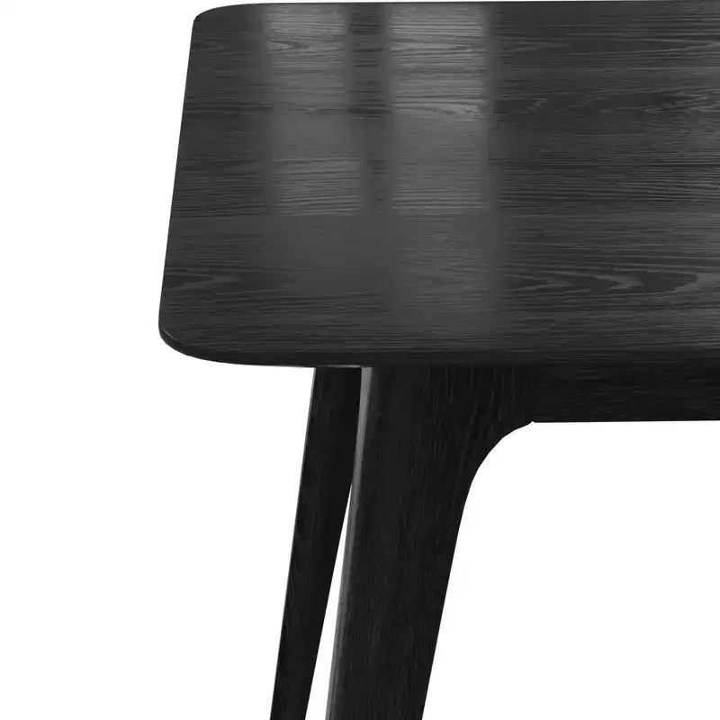 Christopher Knight Home Jinna Mid-Century Modern 5 Piece Rubberwood Dining Set with Upholstered Chairs