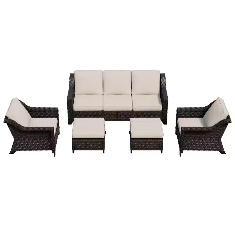 UPTIOT 5-Piece Outdoor Conversation Set