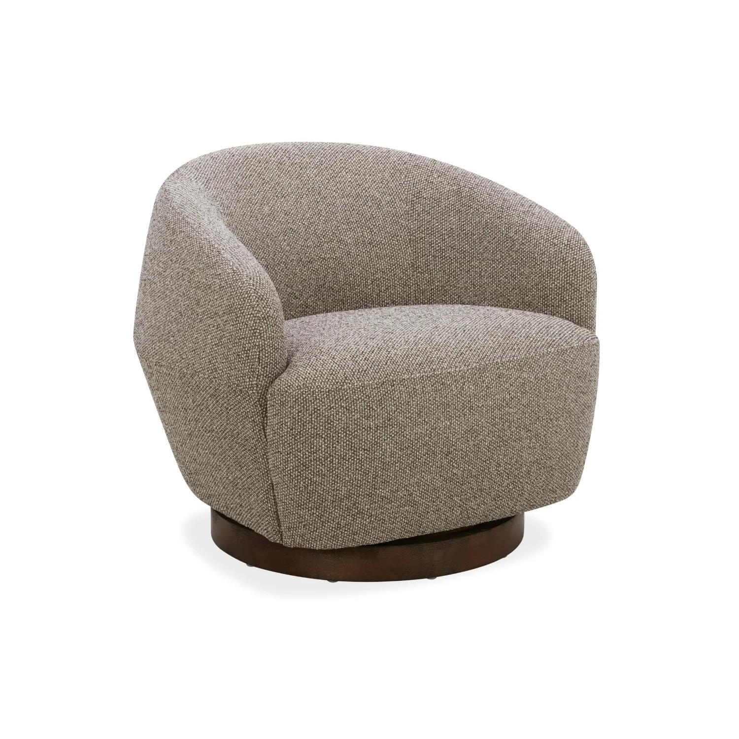 Modern Lounge Chair with Sculptural, Woven - Living Room
