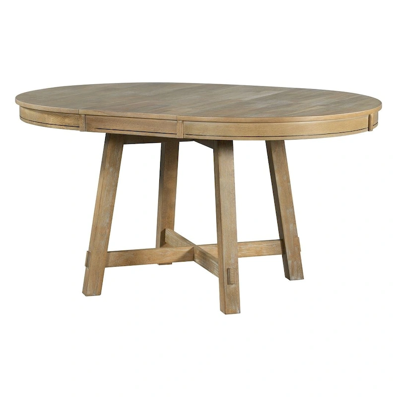 5 PCS Farmhouse Dining Table Set of 4 Chairs, Extendable
