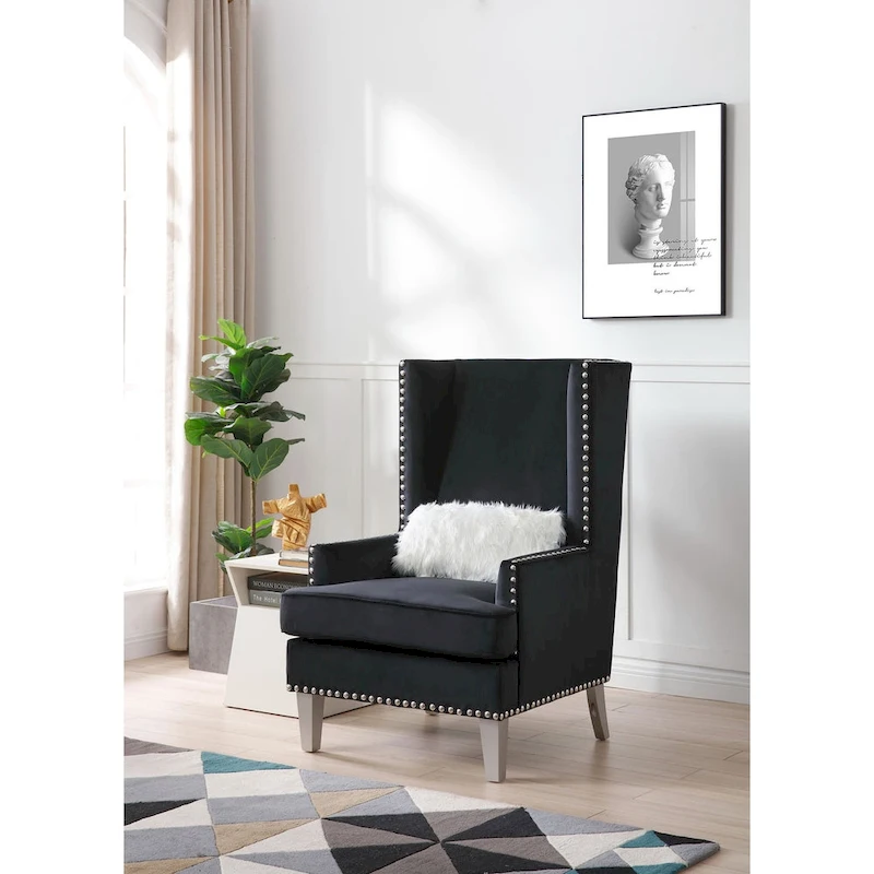 Wilshire Velvet Accent Chair