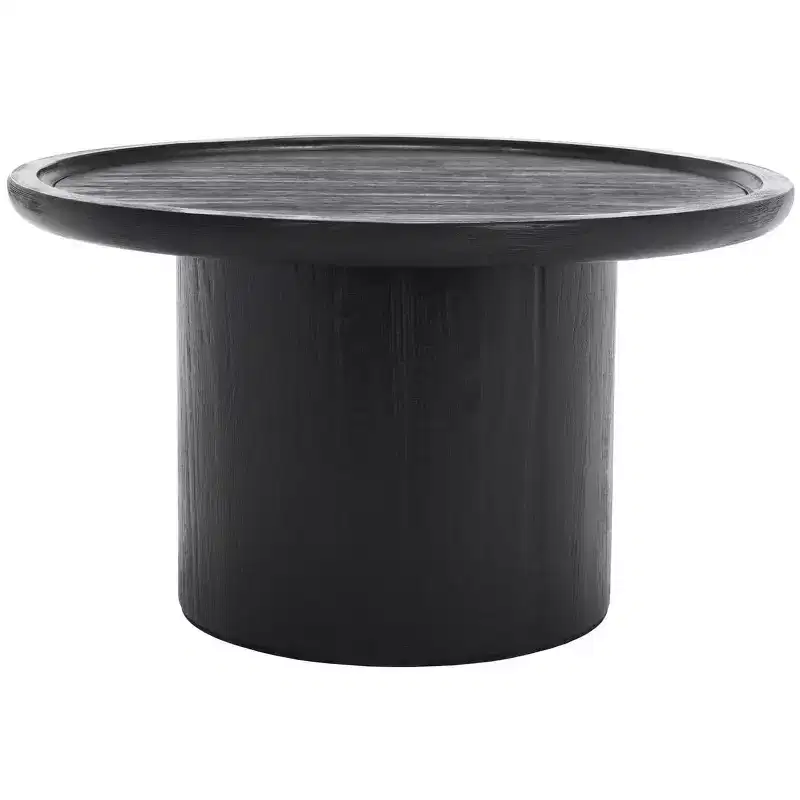 Round Coffee Table Rustic Farmhouse Style