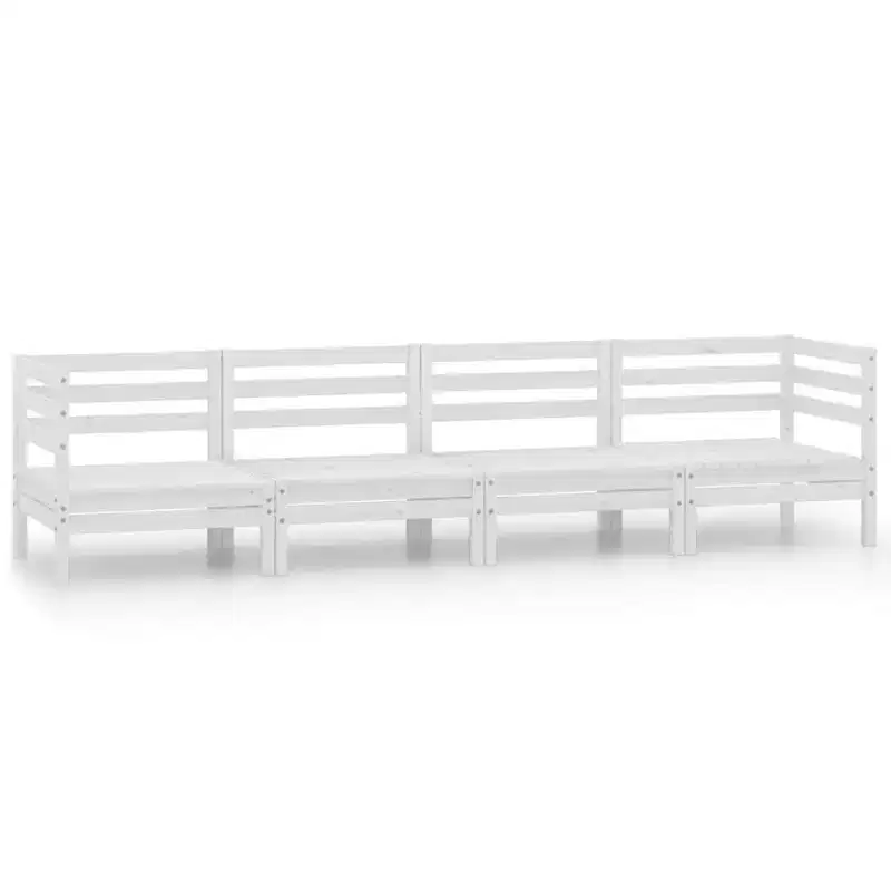 vidaXL Garden Lounge Set Solid pine wood Medium Modular