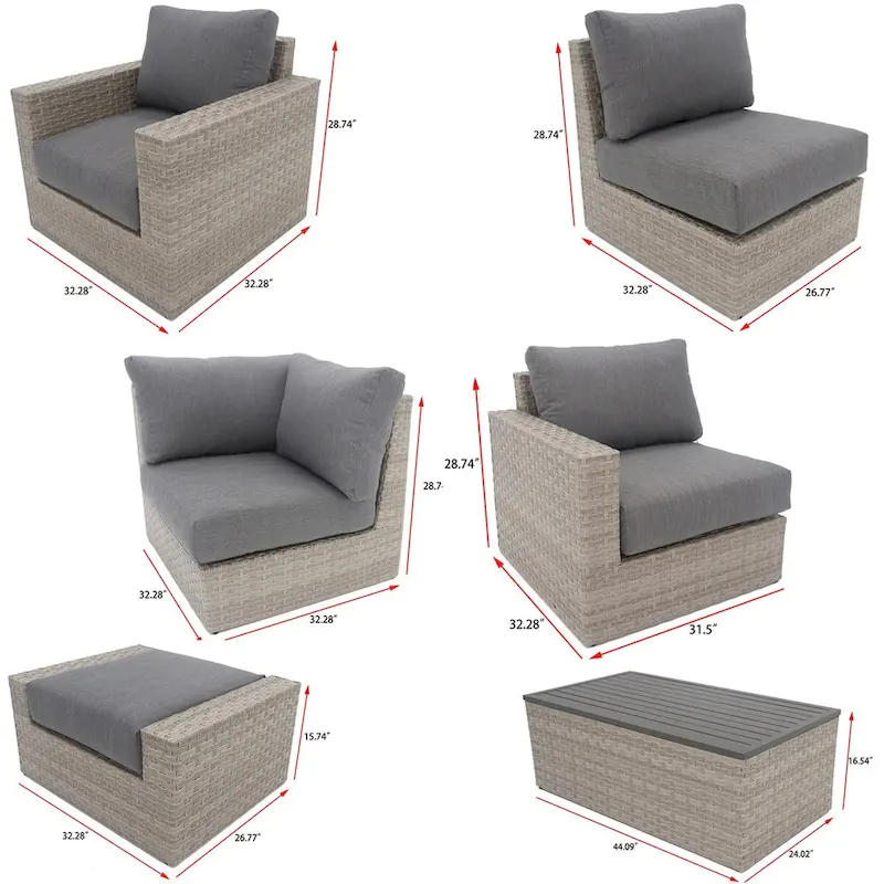 Avalon Bay 11-piece Deep Seating Sectional