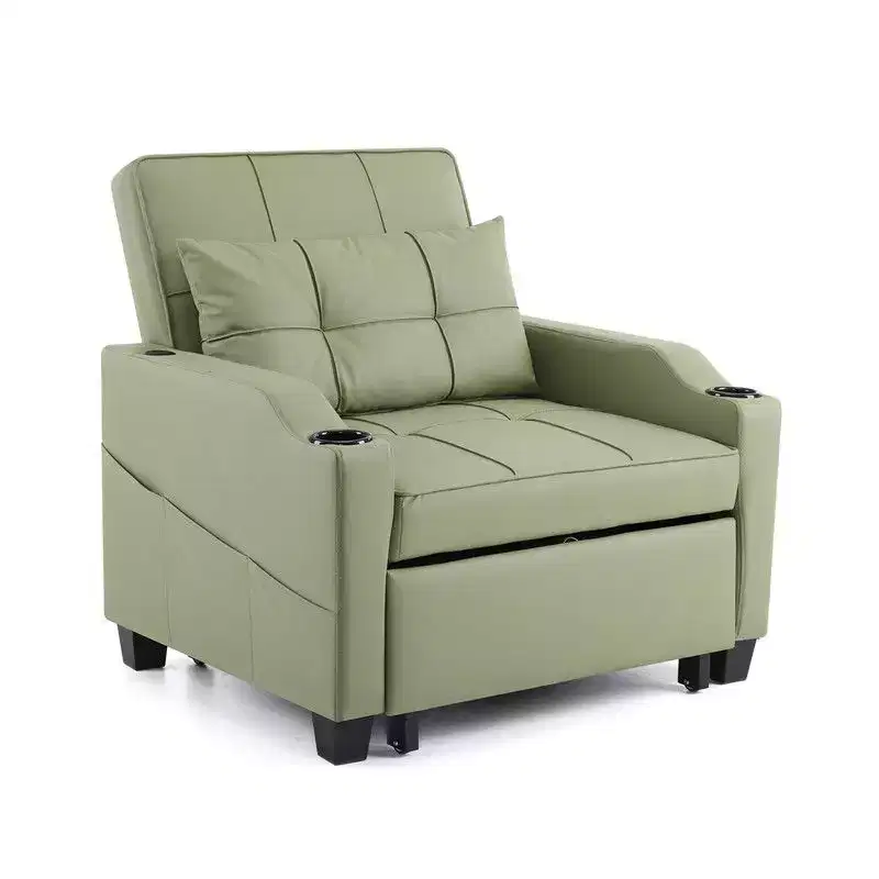 35.04 Inch Wide Single Sofa Bed