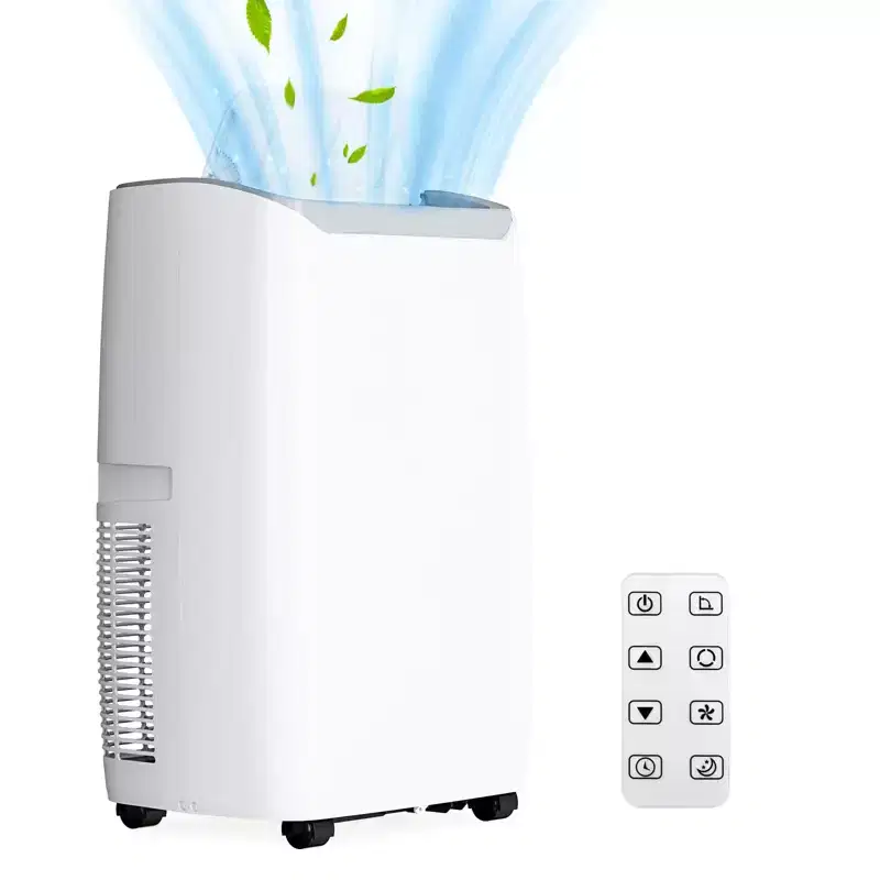 12,000 BTU Portable Air Conditioner for Rooms Up to 550 Sq.Ft, 3-in-1 AC/Dehumidifier/Fan