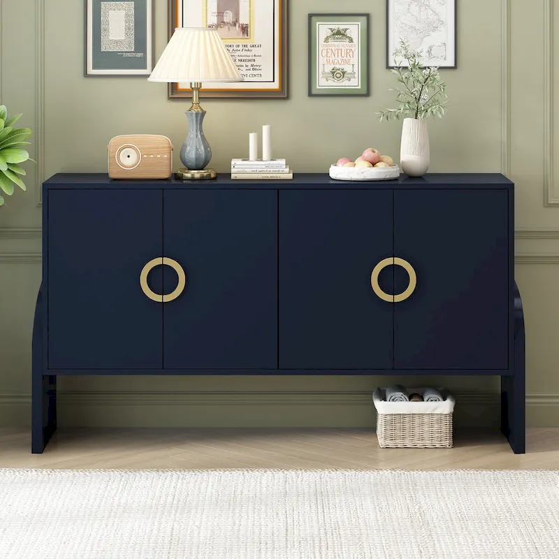 33.80 in. H Storage Cabinet with Adjustable Shelves