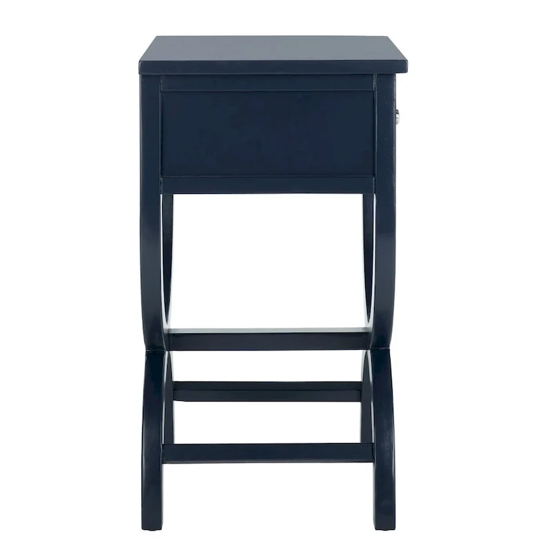 SAFAVIEH Liller 1-Drawer Accent Table Nightstand (Fully Assembled) - 18 W x 15 D x 27 H - 18Wx15Dx27H