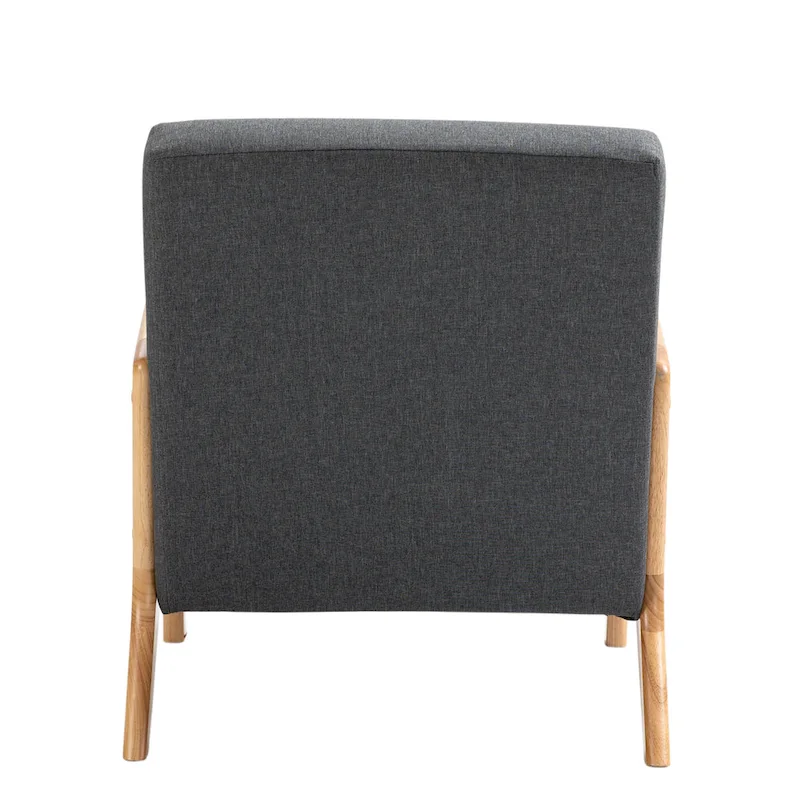 Upholstered Arm Chair with Cution Modern Side Accent Chairs - 25.8W x 28.7H x 32.3D