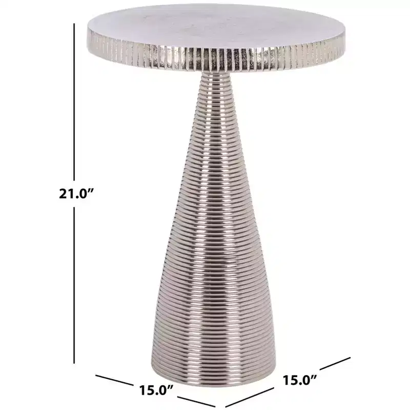 Champeaux Round Accent Table - FOX5527 - Safavieh Couture