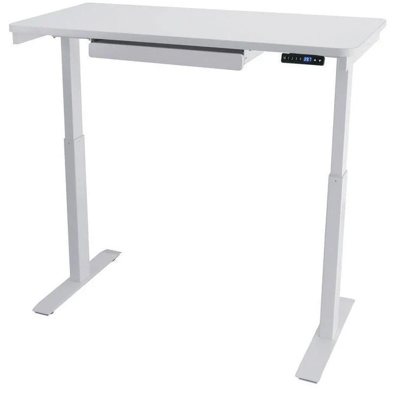 White / Graphite / Walnut / Black Electric Standing Desk, Single Person, 48