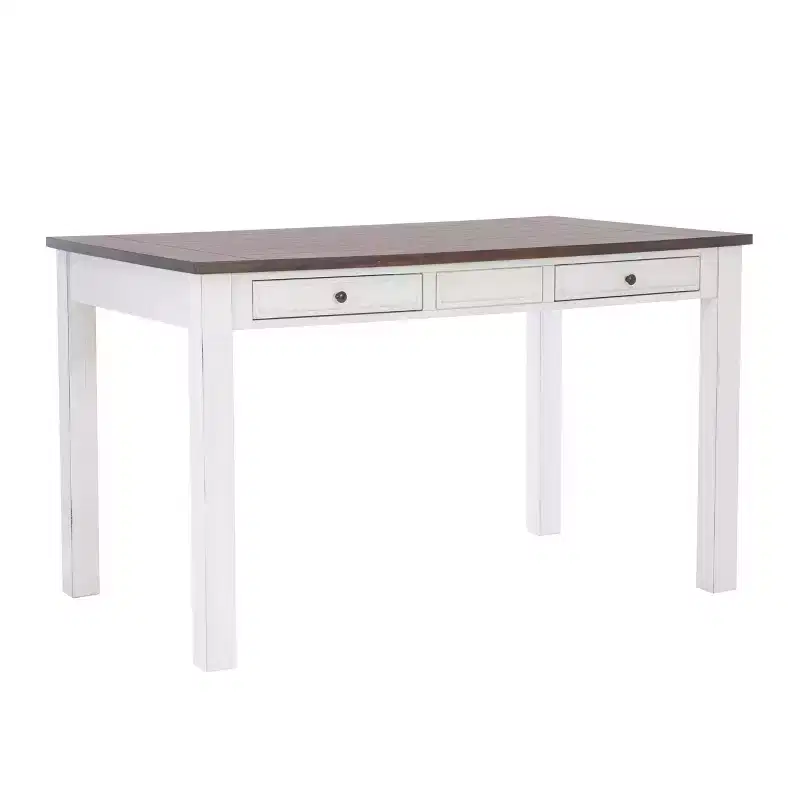 Powell 6pc Bruner Rectangle Counter Height Dining Set White